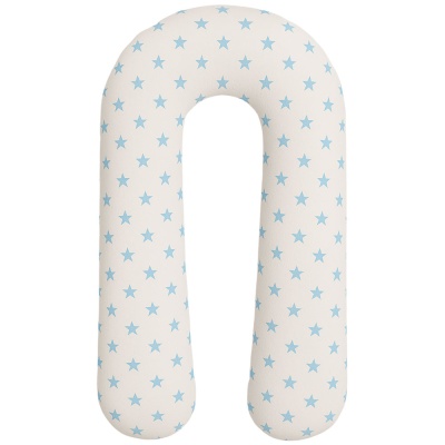 Подушка для беременных U-образная 300 см Подушкино звёздочки голубые